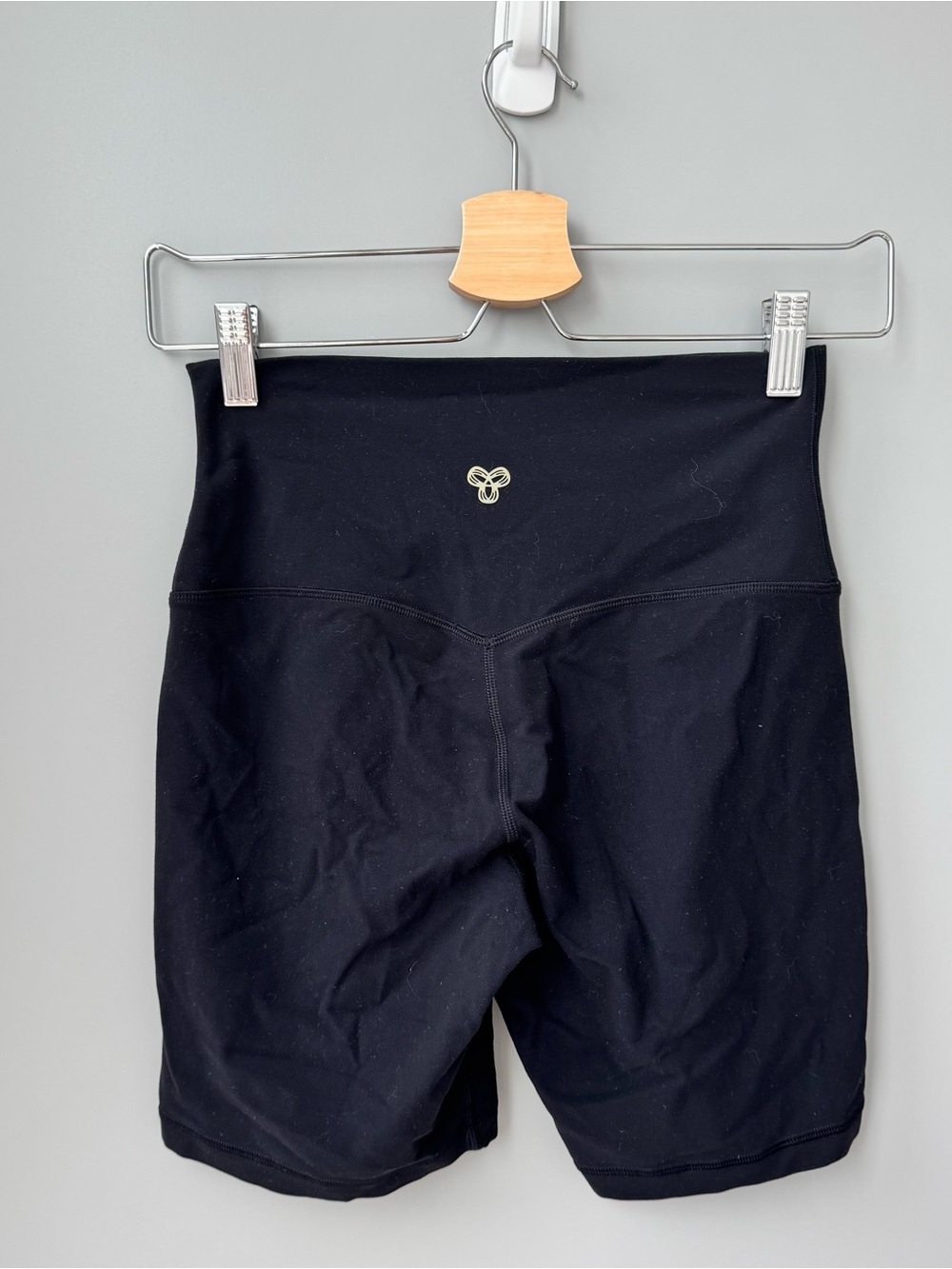 Aritzia Black High-Waist Bike Shorts